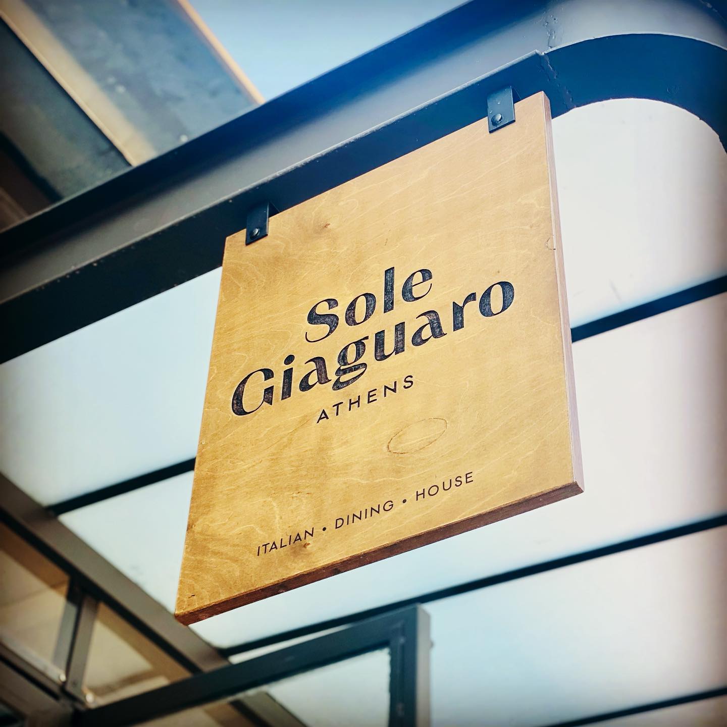 Sole Giaguaro Athens Italian dining house ArtGroupSupport